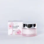 Crema reafirmante antienvejecimiento con vitamina E y colágeno de Flor de Sakura, marca Sadoer