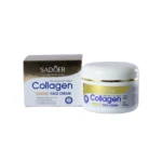 Crema Facial antienvejecimiento con colágeno, marca Sadoer
