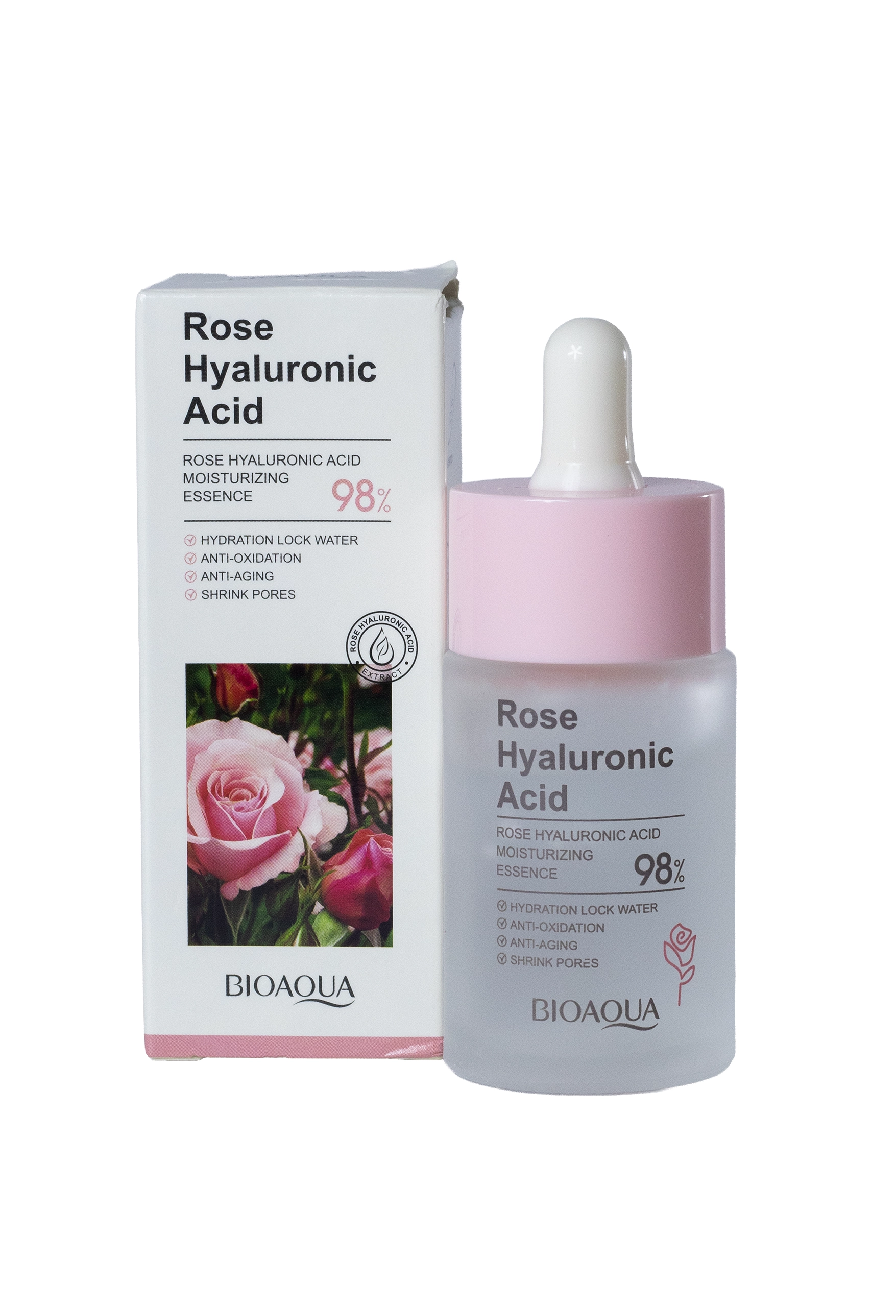 serum rosas Sérum hidratante con Extracto de Rosas y Acido Hialuronico, marca Bioaqua - Imagen 1